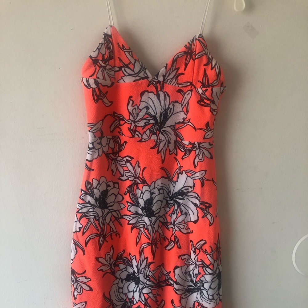Orange Bodycon Dress